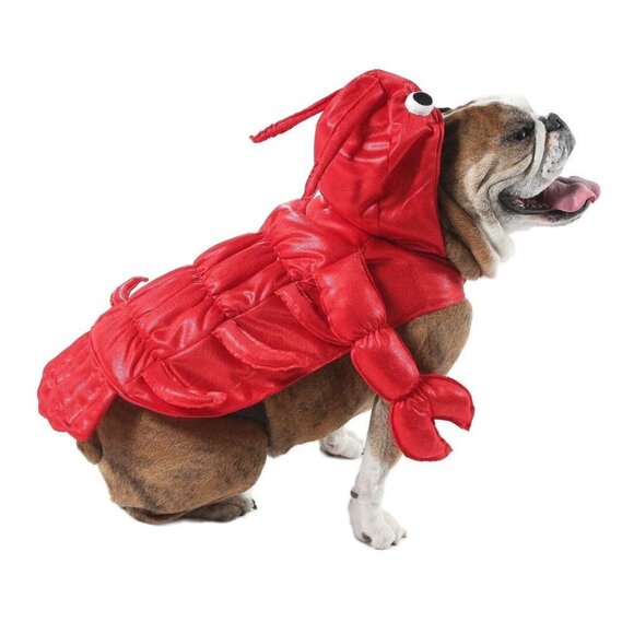 NEW Lobster Costume Pet Size Medium Dog (20-50 lbs) Halloween Vibrant Life 1 pc - Picture 1 of 8